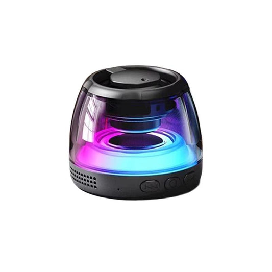 Joytutus Magnetic Bluetooth Speaker Portable Wireless Outdoor with TF Card Slot RGB Atmosphere Lights Sound System Trucks Colorful Dustproof Smartphone Rechargeable Car Audio Black Metal Compact & Portable Design 360Β° Holographic Sound Effects