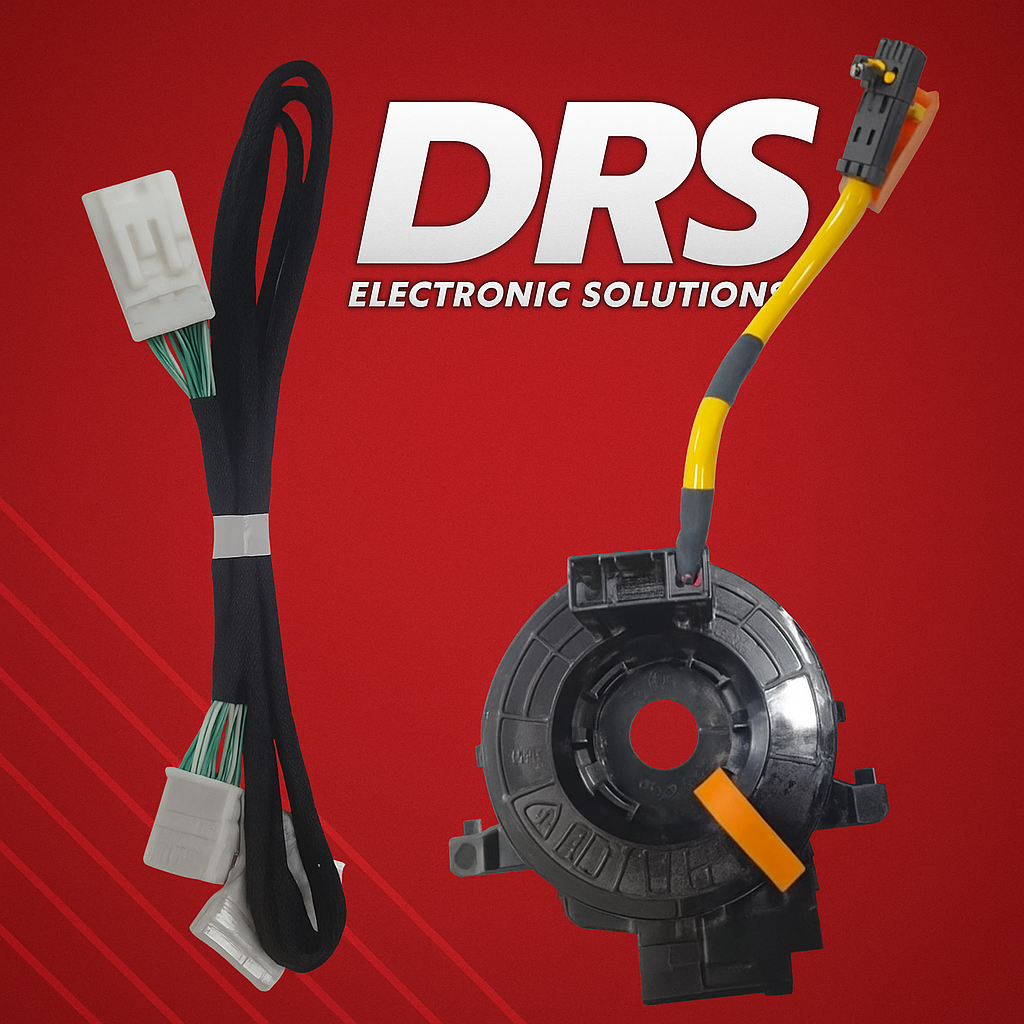 Toyota LC300 GR Sport Edition Genuine Leather Steering Wheel (Silver)