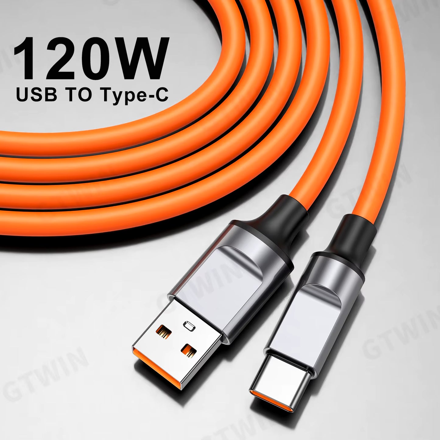 120W USB Type C Cable Fast Charging Usb C Cables Type-C Data Cord Charger USB C for Poco X6 Pro Samsung S23 Huawei Xiaomi 13