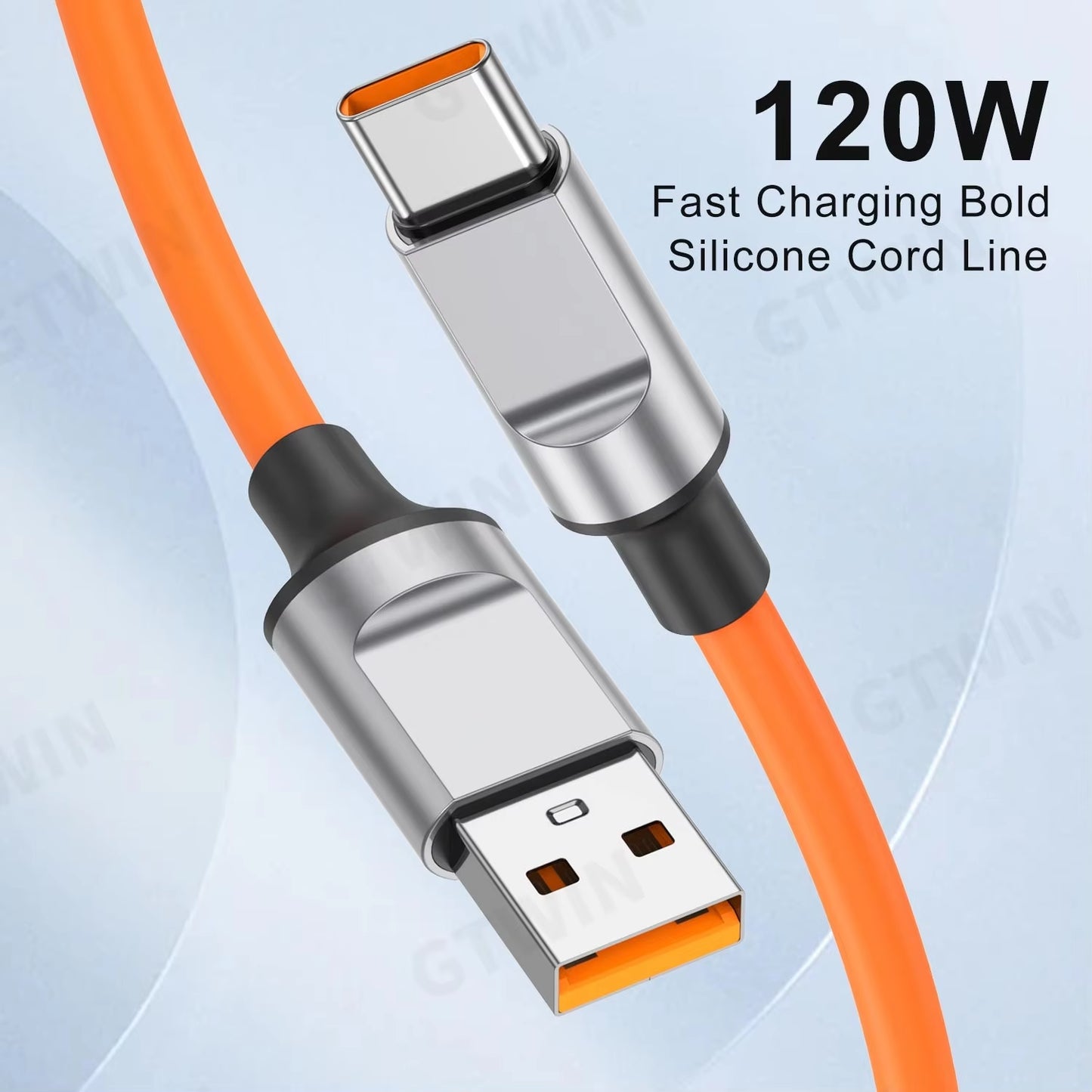 120W USB Type C Cable Fast Charging Usb C Cables Type-C Data Cord Charger USB C for Poco X6 Pro Samsung S23 Huawei Xiaomi 13