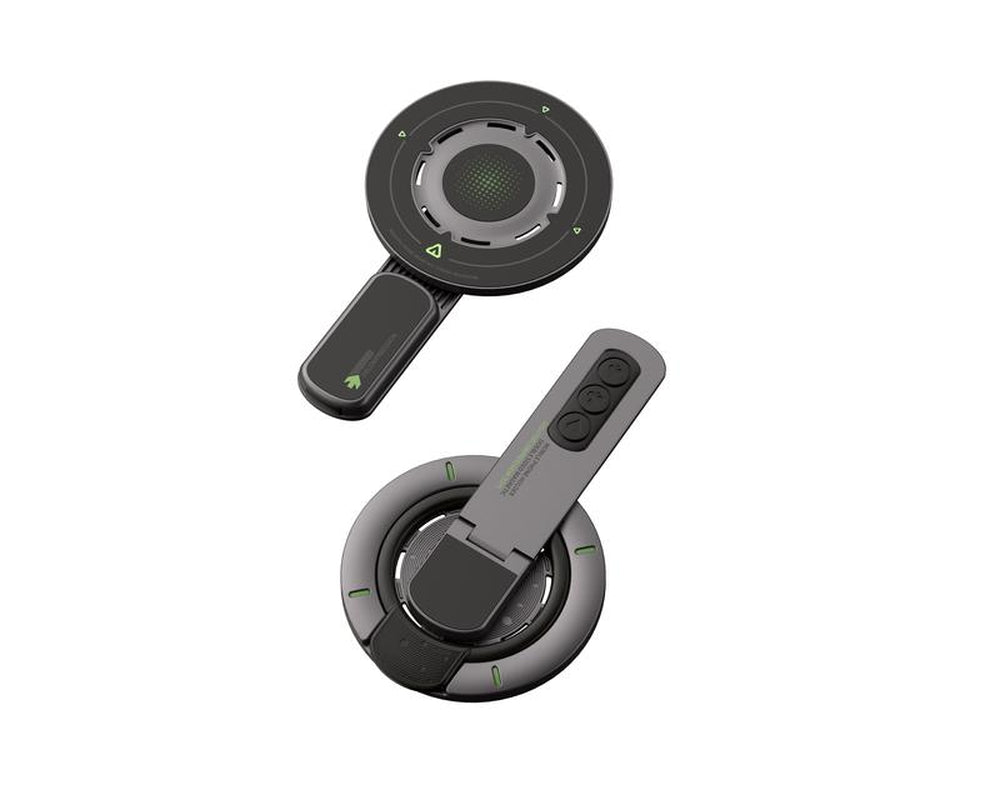 2025 New Dual-Sided Magnetic Phone Ring Holder Stand for Apple Iphone Magsafe, 360° Rotatable Ring & Ultra-Strong Dual Magnets, Foldable Desktop Portable Fidget Grip Support Back Mount