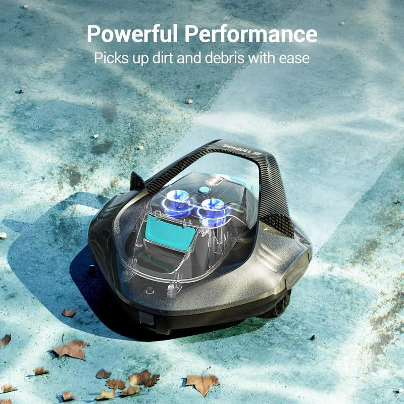 AIPER Cordless Robotic Pool Cleaner, Lasts up to 90 Mins, Ideal for above Ground Pools, Self-Parking,Automatic Brush #Smartlivinges