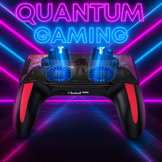 VW-H10 Mobile Game Controller – Dual Cooling Fans, LED Triggers & 2500 mAh Power Bank