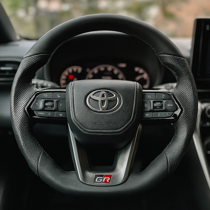 Toyota LC300 GR Sport Edition Genuine Leather Steering Wheel