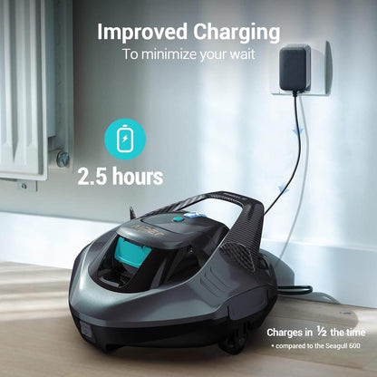 AIPER Cordless Robotic Pool Cleaner, Lasts up to 90 Mins, Ideal for above Ground Pools, Self-Parking，Automatic Brush #Smartlivinges