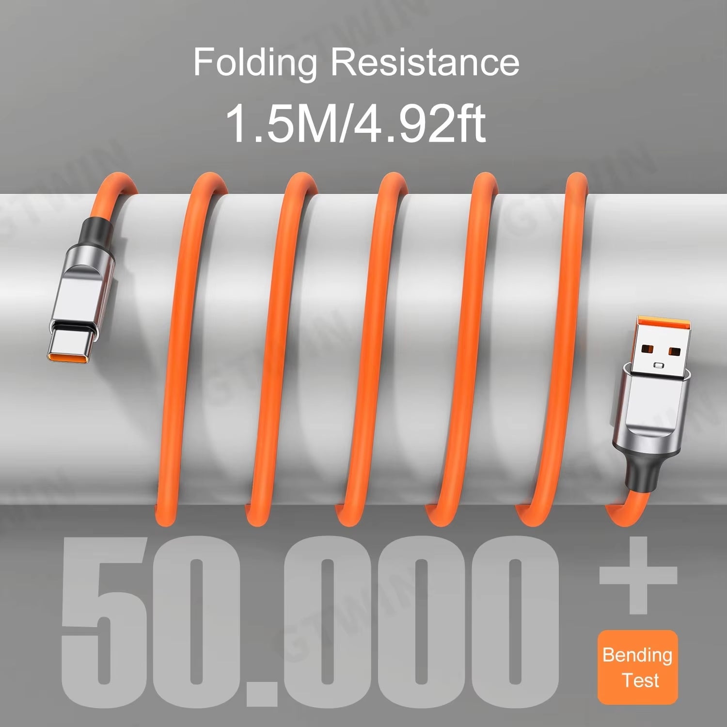 120W USB Type C Cable Fast Charging Usb C Cables Type-C Data Cord Charger USB C for Poco X6 Pro Samsung S23 Huawei Xiaomi 13